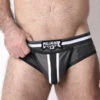 Cell Block 13 All Access Zipper Brief CBU330, Gray
