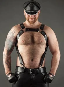 Derek Chest Harness, Black