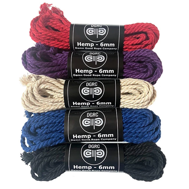 DGRC 6mm Hemp Rope, 30 Feet - Image 2