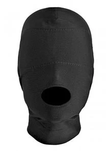 Disguise Open Mouth Hood With Padded Blindfold