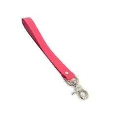 Latigo Leather Training Leash, Pink