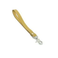 Latigo Leather Training Leash, Yellow