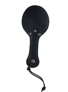 Mini Leather Paddle, Black