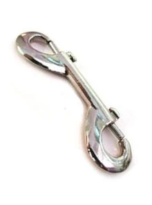 Nickel-Plated Snap Hooks, 4-pack