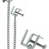 Nipple Clamps SPF-18 Press Tip Adjustable With Chain