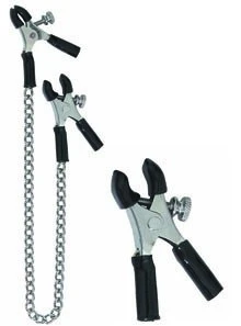 Nipple Clamps SPF-31 Micro Pliers Adjustable With Chain