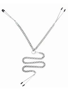 Nipple Clamps SPY-F7 Y-style Adjustable Tweezer With Clit Clamp