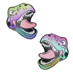 Nipztix Reflective Dinosaur Pasties, Rainbow