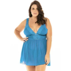 Nora Empire Babydoll 75-10789, Mykonos Blue