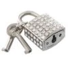 Padlock, Square Rhinestone