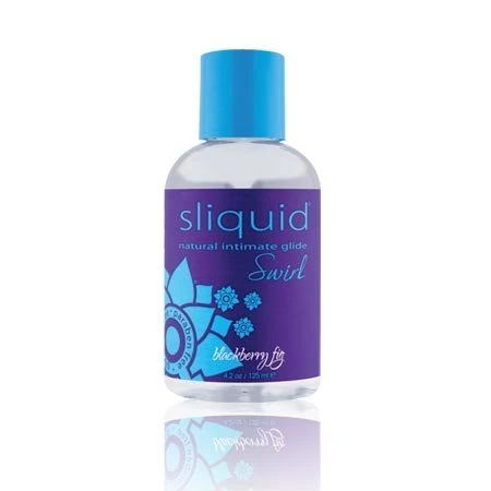 Sliquid Swirl Blackberry Fig Flavored Lubricant 4.2 Oz.