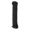 Soft Cotton Bondage Rope 33 Feet, Black