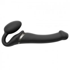 Strap On Me Vibrating Bendable Double Dildo, Medium