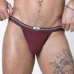 Tight End Swimmer Jock CBU270, Burgundy