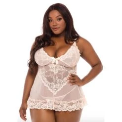 Valentine Babydoll 2139, Silver Peony